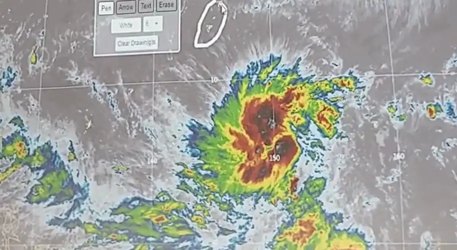Guam declared in COR3, Typhoon Watch in effect