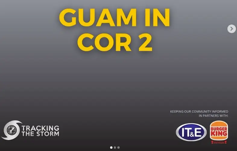 Mawar has strengthened to typhoon status