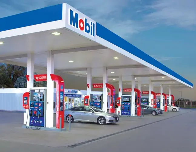Mobil service station availability
