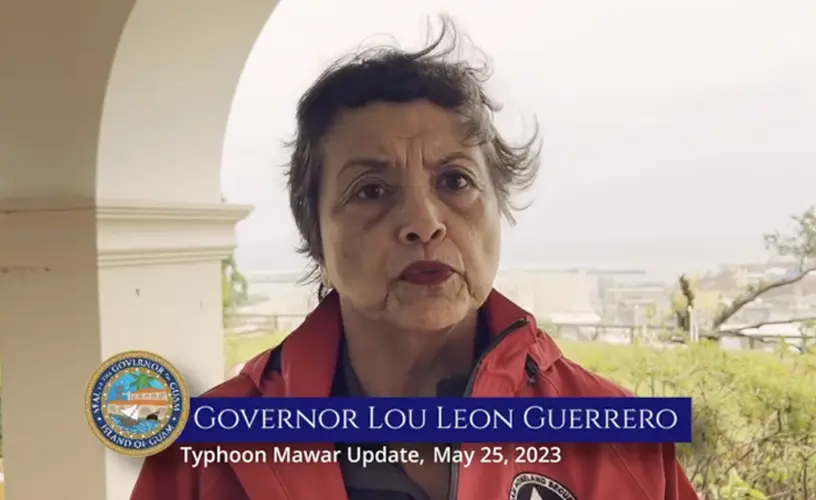 Gov. Leon Guerrero's initial assessment: roads are passable, but stay home