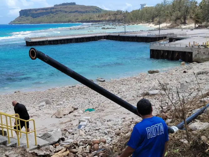 Rota recovery well under way after Typhoon Mawar; CNMI prepares to aid Guam