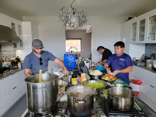 Guam caterers cook thousands of meals for struggling residents in wake of Typhoon Mawar