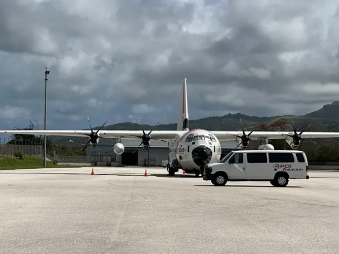 Coast Guard, private sector transport aid to Guam, Rota daily after Typhoon Mawar