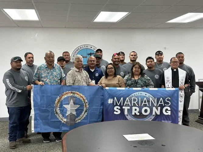 CNMI line crew on Guam to help restore power after Typhoon Mawar