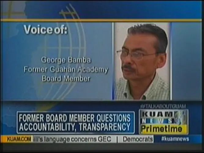 Former charter school board member comes forward