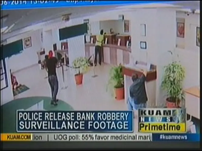 Police release Yigo bank robbery surveillance footage