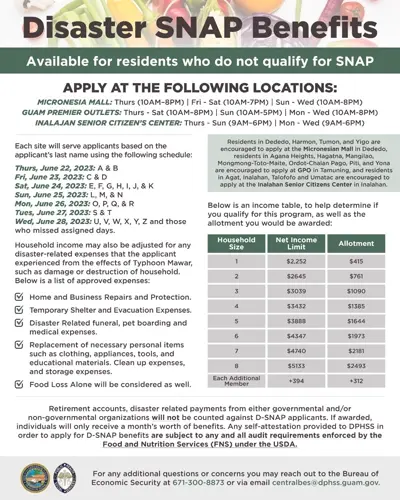 JIC Recovery Release No. 54: Disaster SNAP Benefits Available for Residents that Do Not Qualify for SNAP