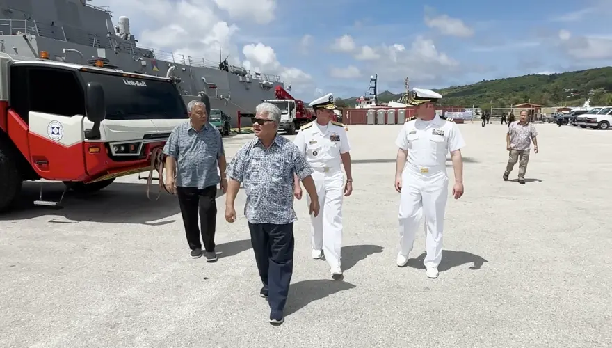 New Joint Region Marianas Commander supports more port visits to Saipan