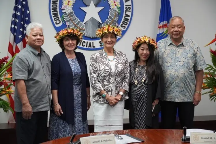 Interior Secretary Haaland meets with CNMI leaders