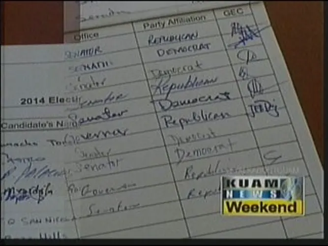 Candidates pick up packets with several seats up for grabs