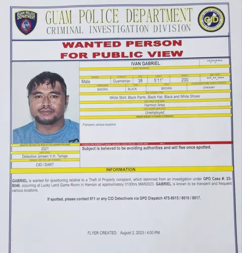 Man wanted in connection to theft at local game room