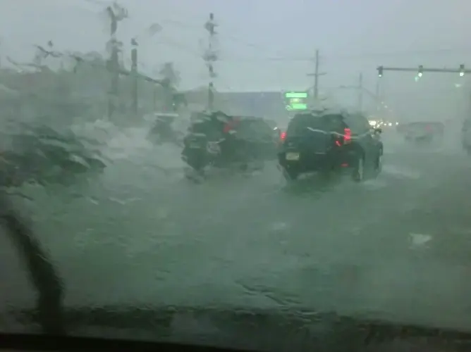 Flood advisory in effect, practice caution in heavy rain