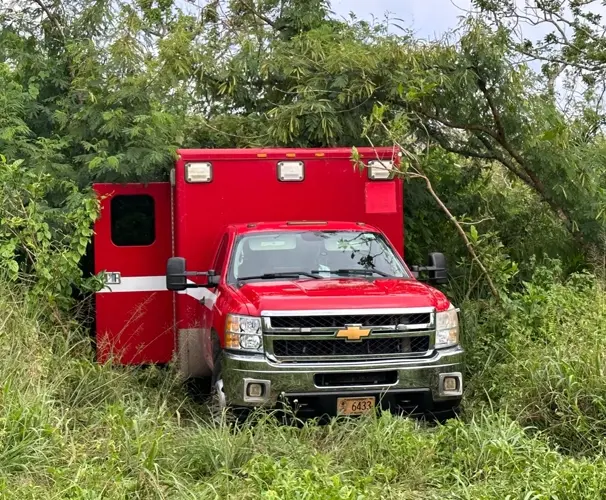 Search ongoing for ambulance thieves