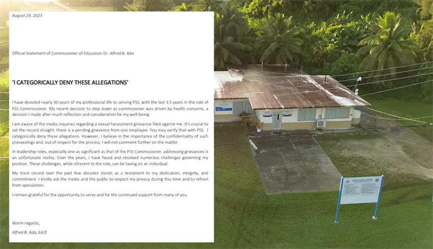 Dr. Cruz details sexual harassment allegations that COE Ada denies