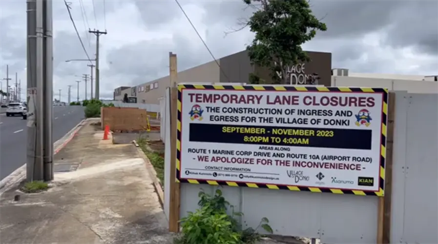 Evening lane closures possible through November for Village of Donki