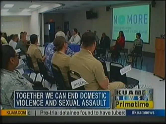 Leaders strategizing against domestic abuse