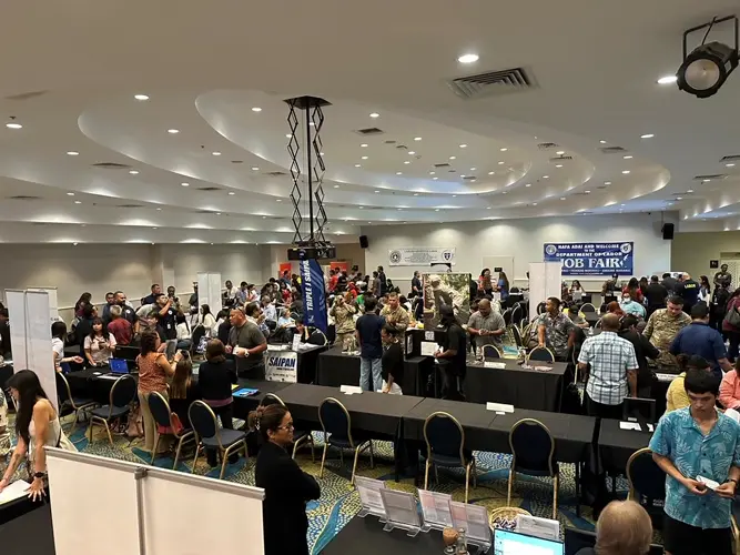 CNMI Labor’s job fair draws dozens of residents