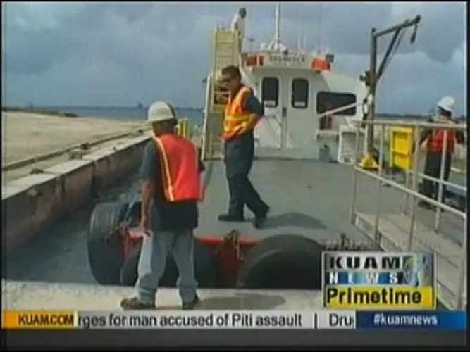 KUAM tours the new Cabras Marine ship repair facility