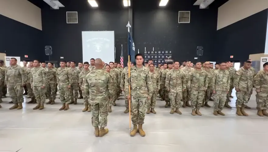 About 100 Guam National Guard soldiers deploy to the Middle East