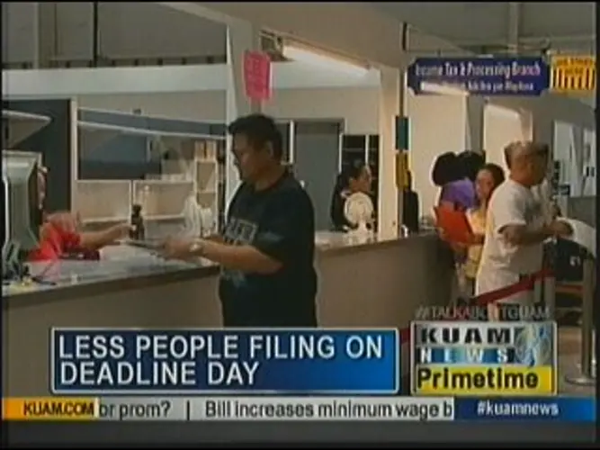 Many Guamanians filed taxes early because of refunds