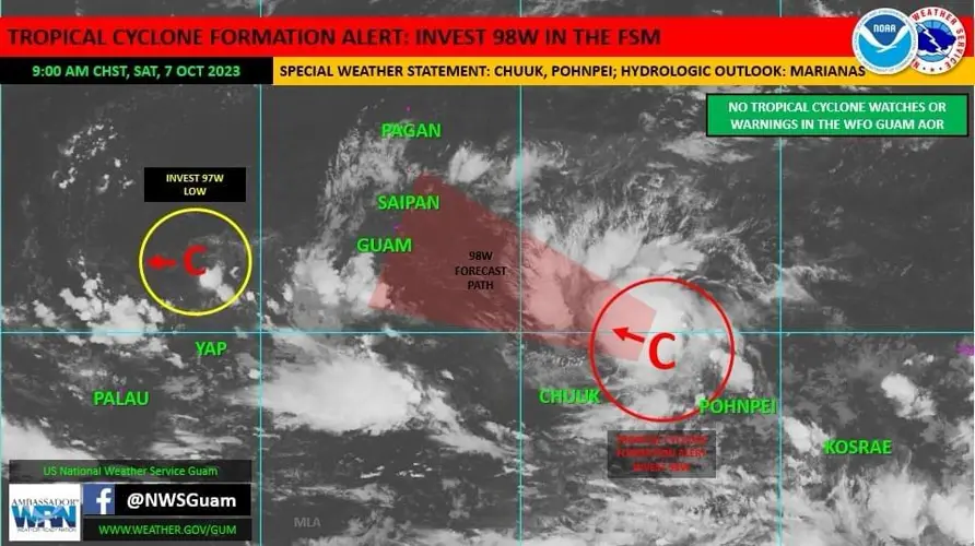 Weather system upgraded to Tropical Cyclone Formation Alert