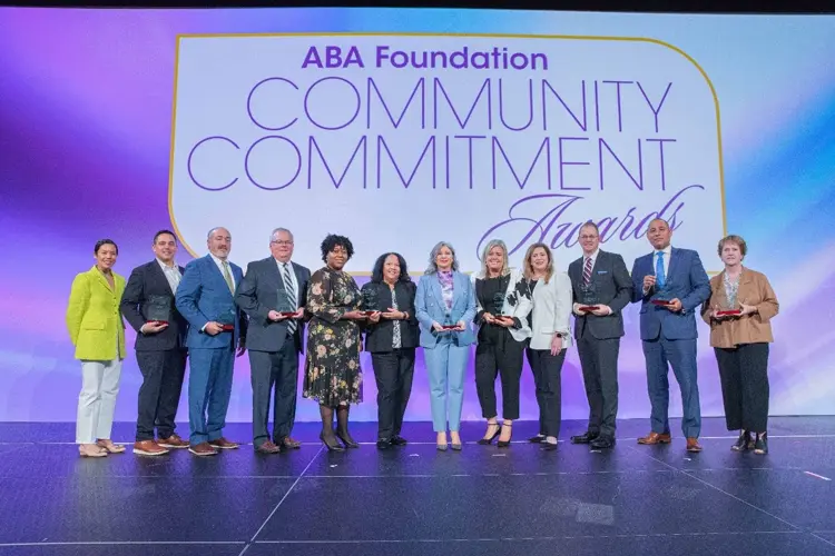 Bank of Guam receives ABA Foundation Community Commitment Award.