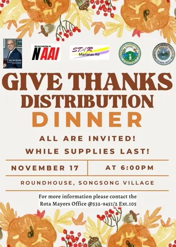 Give Thanks Distribution Dinner