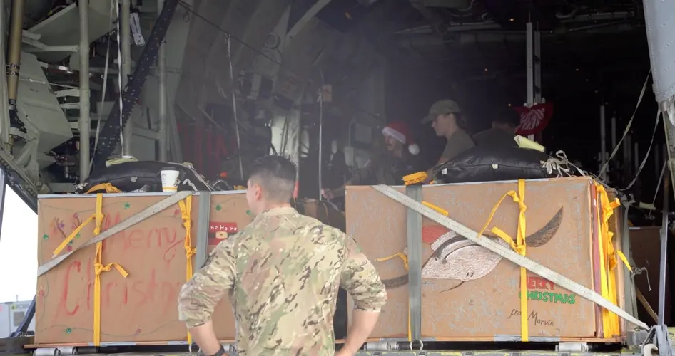 Annual humanitarian mission drops essential supplies to remote islands