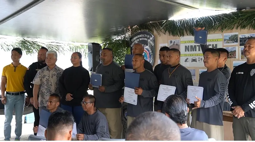 CNMI inmates graduate from trades program