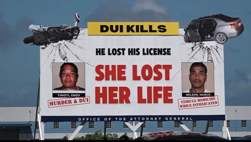 New signs highlight drunk driving, school violence