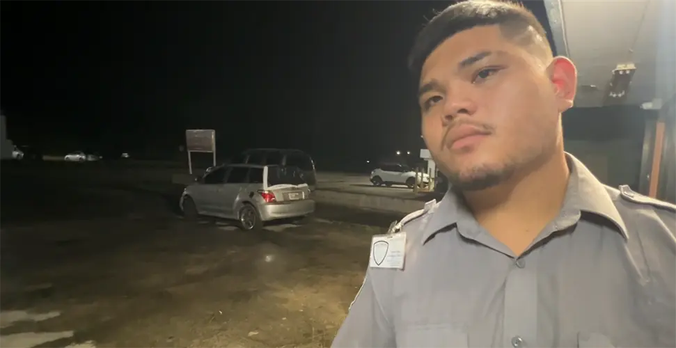 Eyewitness recounts the moment police arrested the accused getaway driver