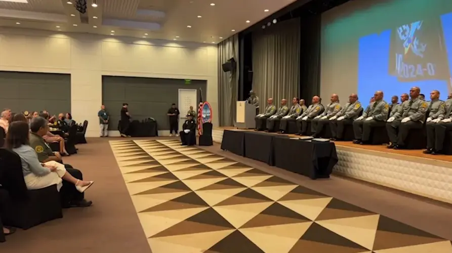 Commencement ceremony held for 29 officers with Department of Corrections