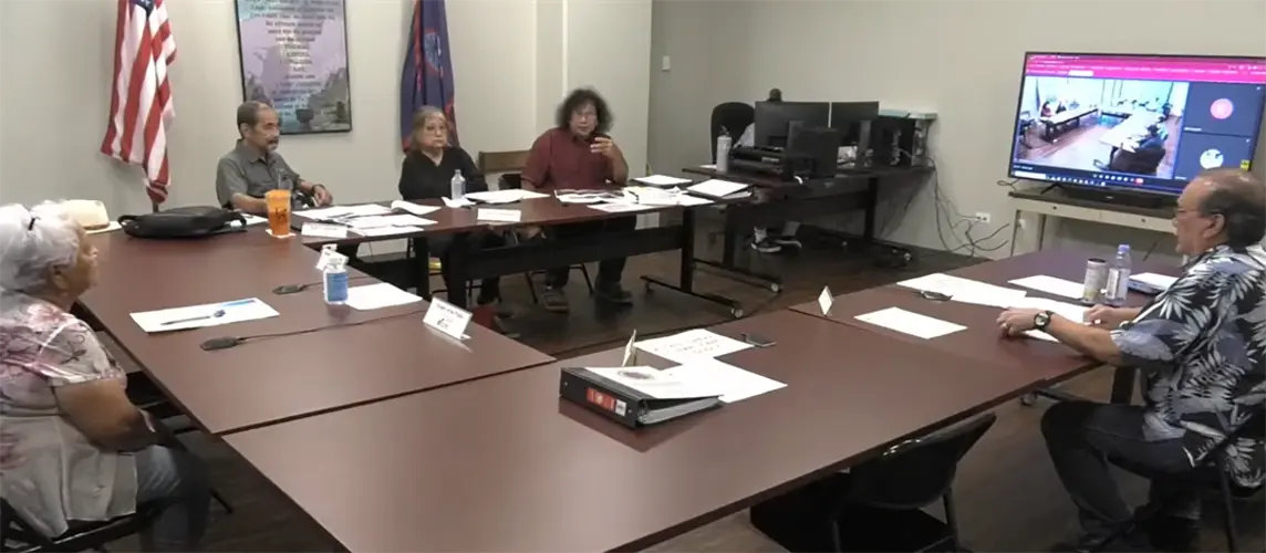 Amot Taotao Tano owner speaks before CHamoru Land Trust board