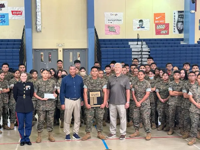 Giving Every Tuesday: Okkodo High School and Notre Dame High School win Toys for Tots challenge