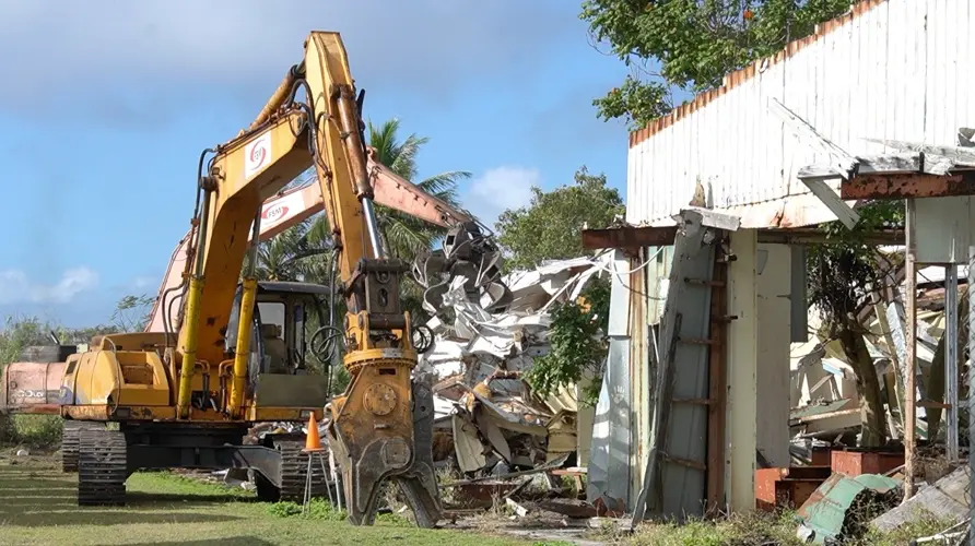 Saipan school begins demolition six years after Super Typhoon