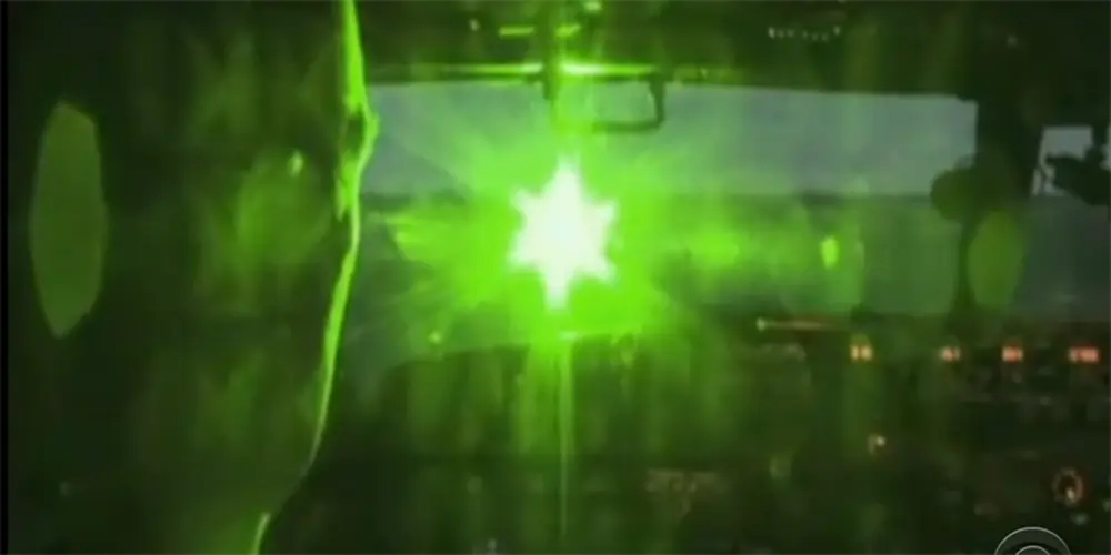 Four laser incidents affecting military aircraft at Anderson Air Force base