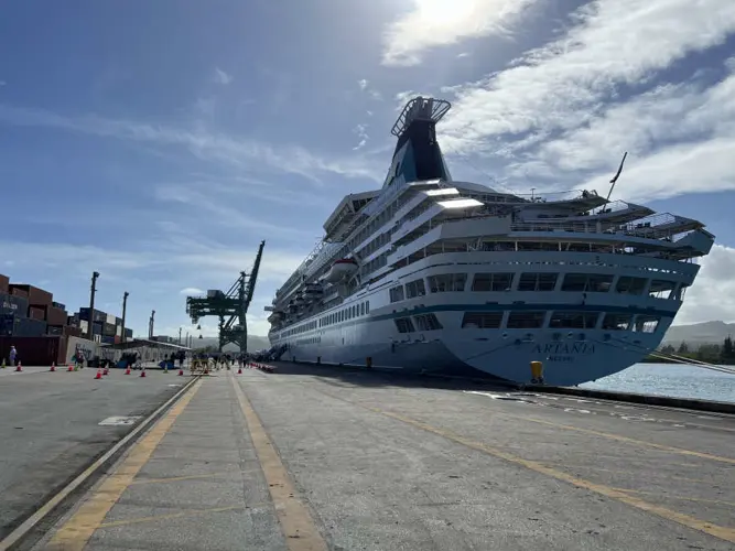 Third cruise ship of the year arrives in Guam