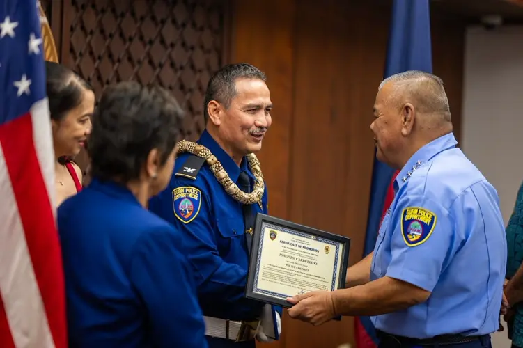 Col. Joseph Carbullido now holds highest rank in Guam Police Department