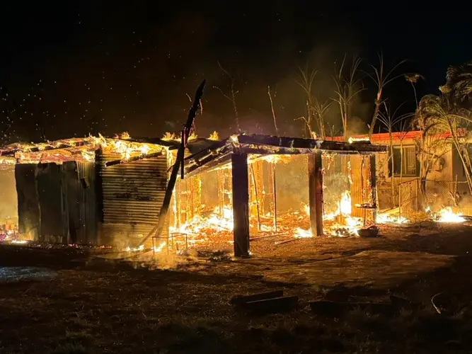 House fire in Dededo