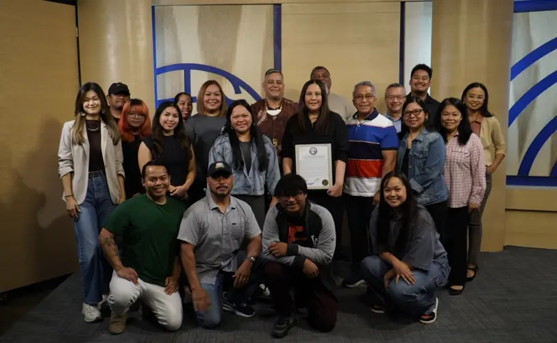 37th Guam Legislature presents resolution on KUAM anniversary