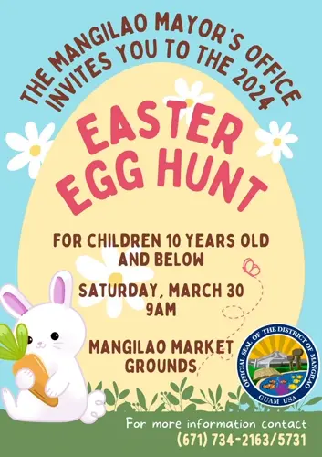 Easter egg hunt in Mangilao