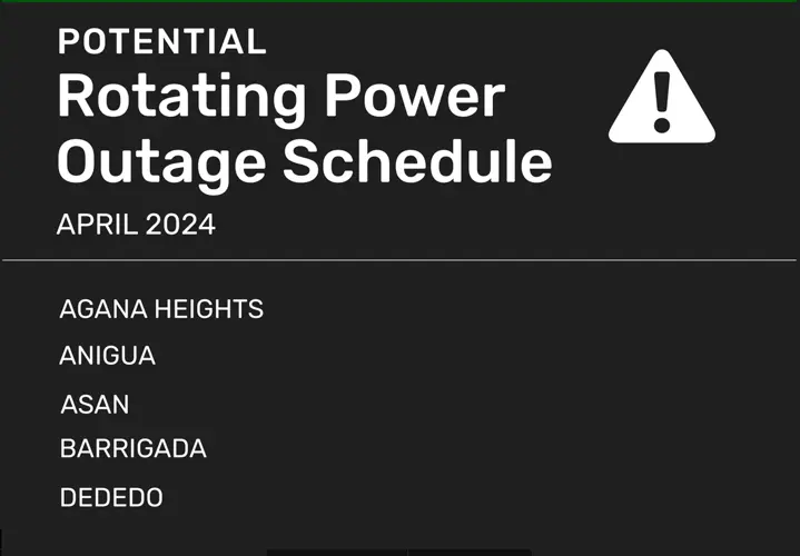 Temporary power agreement approved, potential outage schedule for April announced
