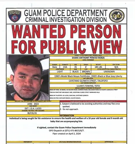 Police seek public's assistance in locating Shane Borja