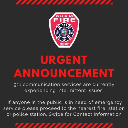 911 communication services experiencing outage