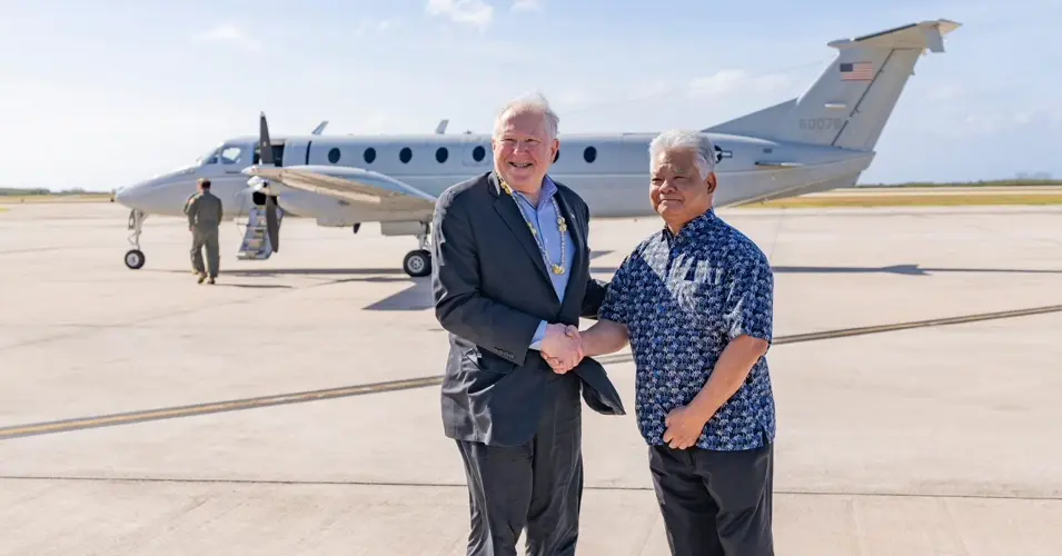 U.S. Air Force Secretary visits Guam, Saipan, and Tinian
