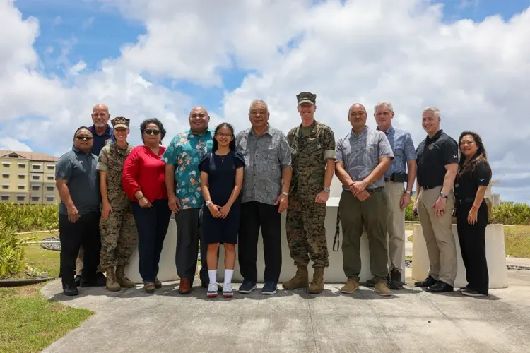 Lieutenant Governors visit Marine Corps Base Camp Blaz