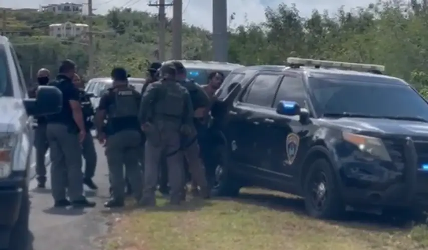 KUAM captures moment authorities arrest prison escapee