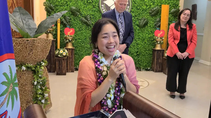 Sanchez's Yoo Kyung Shin named GDOE Teacher of the Year