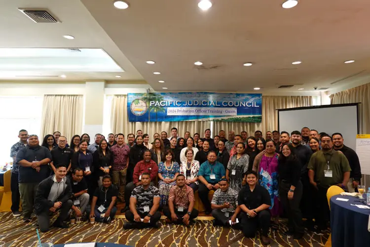 Probation officers from across the Pacific participate in PJC training