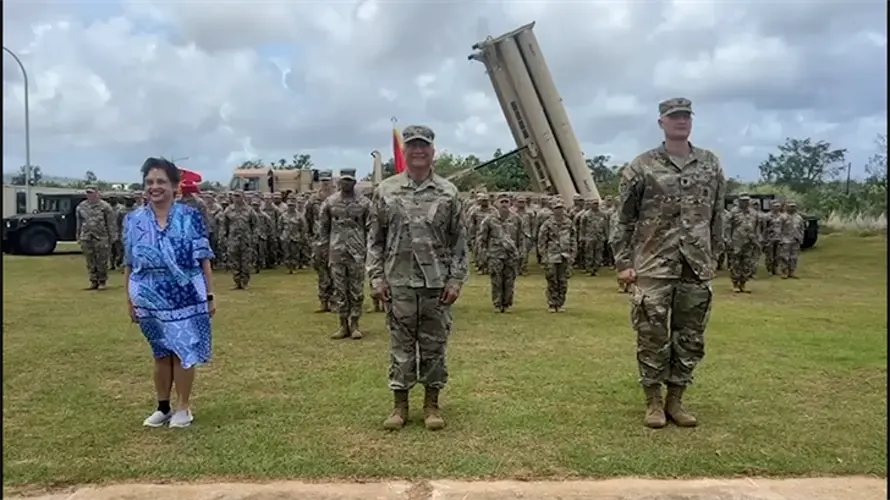 Governor, adjutant general tour missile defense site